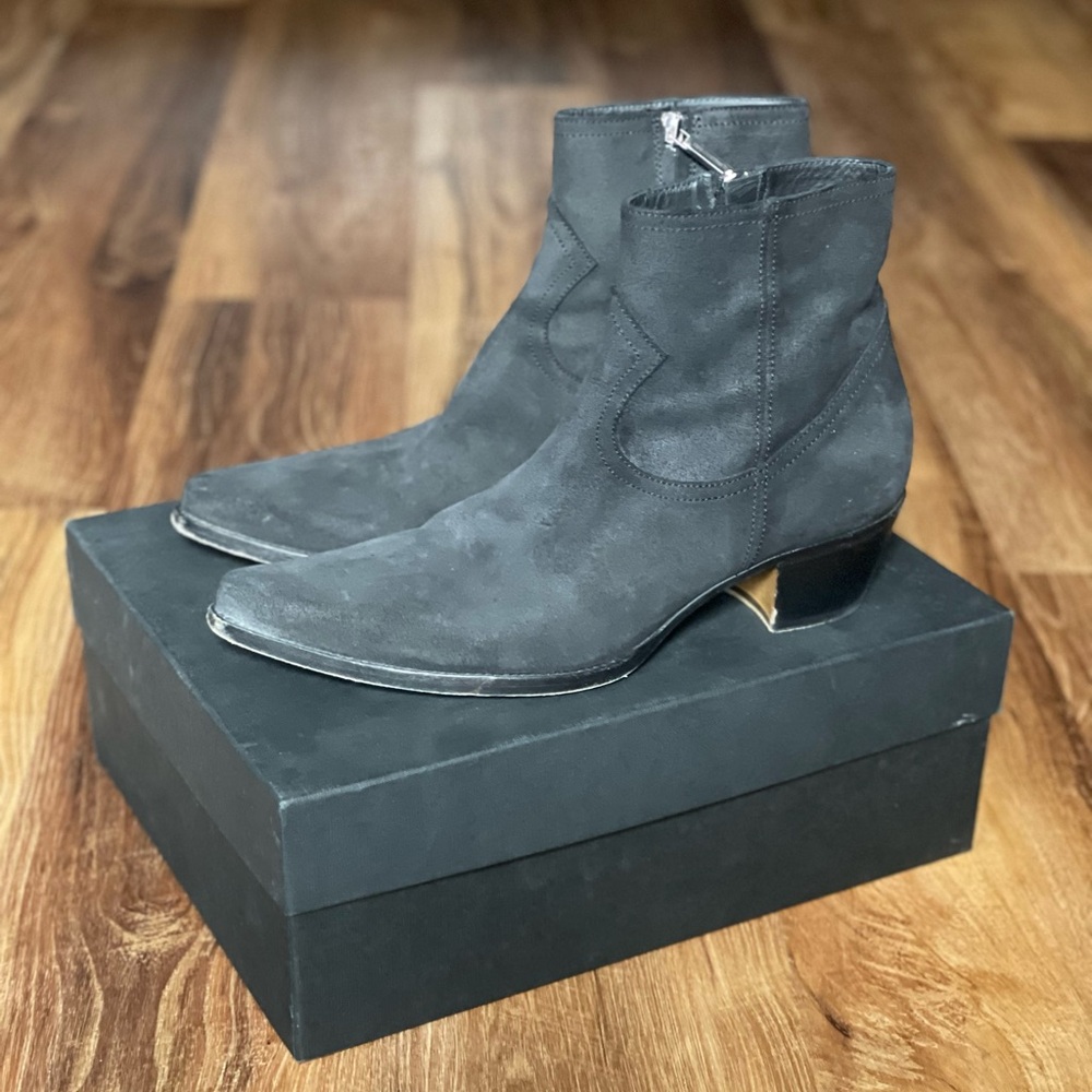 Suede Chelsea Booties OBO